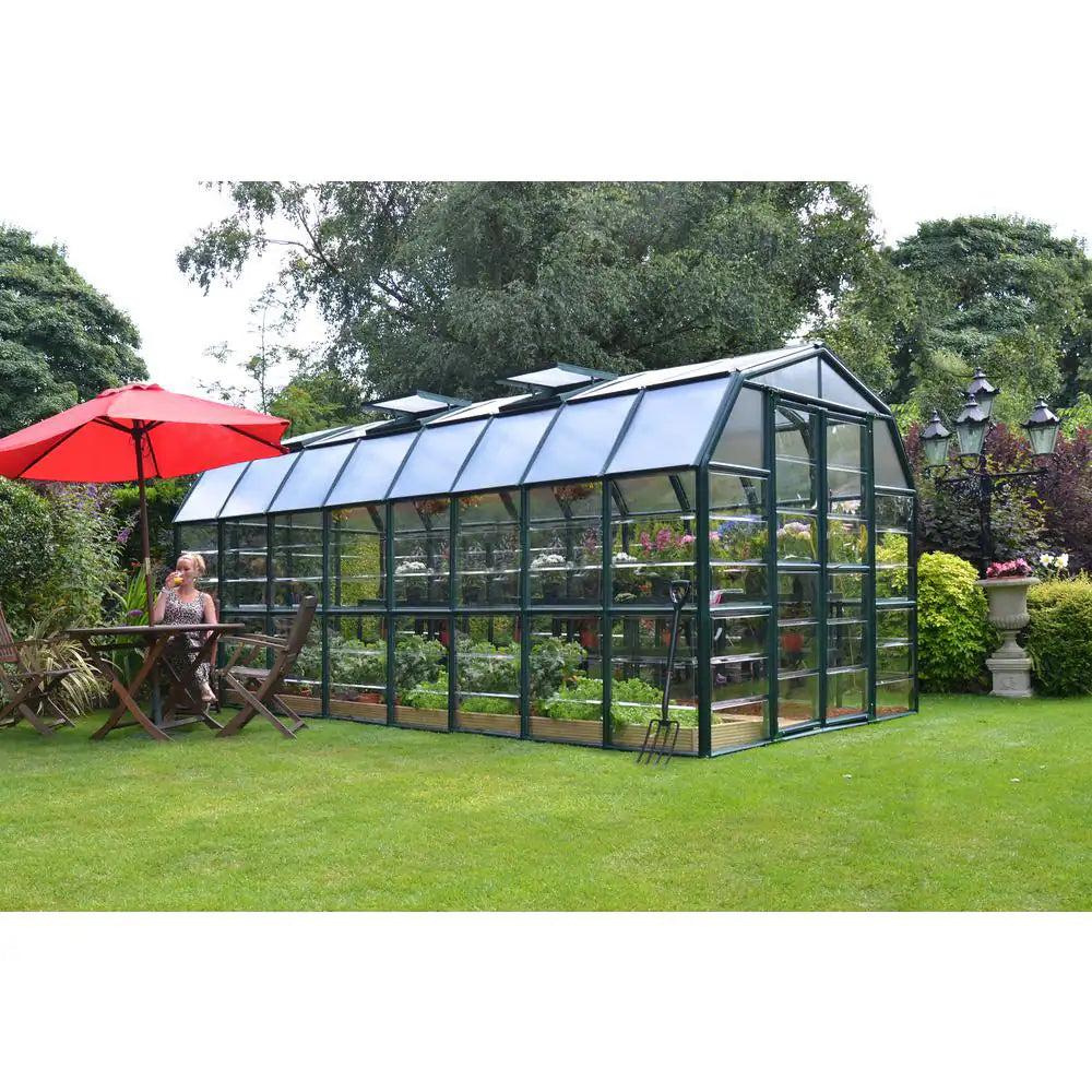 All-Season Greenhouse with Clear Panels | 8ft. x 8ft. to 8ft. x 20ft.