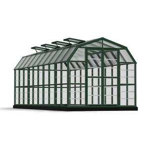 Grand Gardener 8 Ft. X 16 Ft. Green/Clear DIY Greenhouse Kit