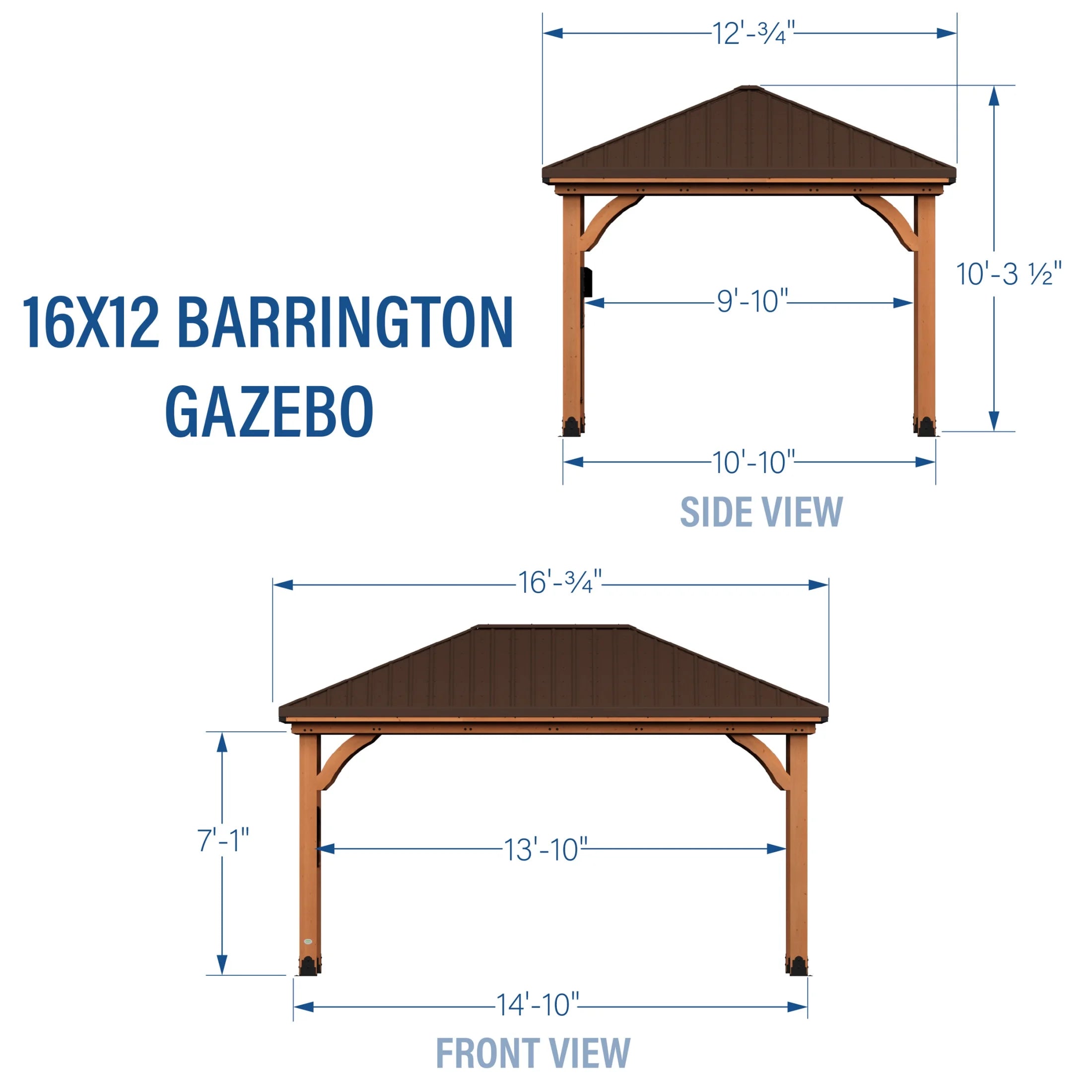 16 X 12 Barrington Gazebo